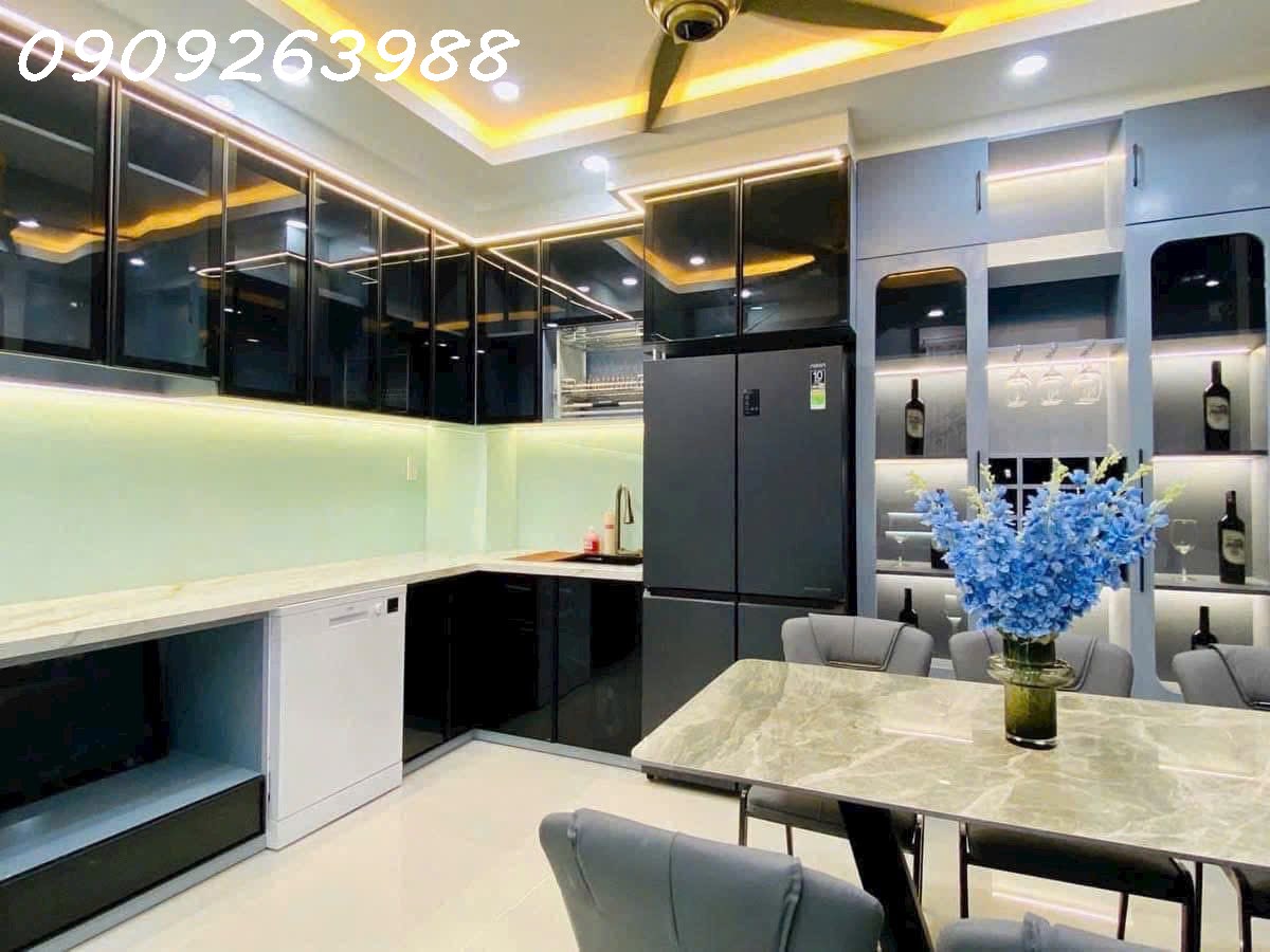 BÁN BIỆT THỰ HẺM 115 NGUYÊN HỒNG, P1, GÒ VẤP 90M² – 4 TẦNG - HẦM – 9TỶ - Ảnh 4