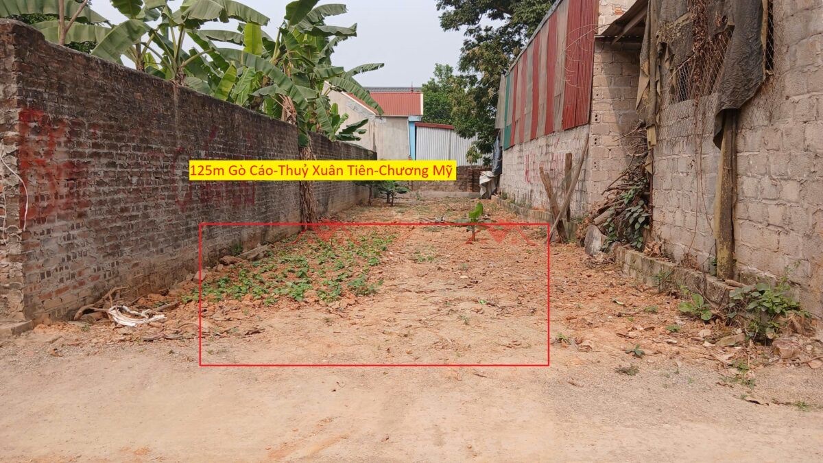 CHÍNH CHỦ BÁN LÔ ĐẤT 125M TẠI THỦY XUÂN TIÊN-CHƯƠNG MỸ-HÀ NỘI - Ảnh chính