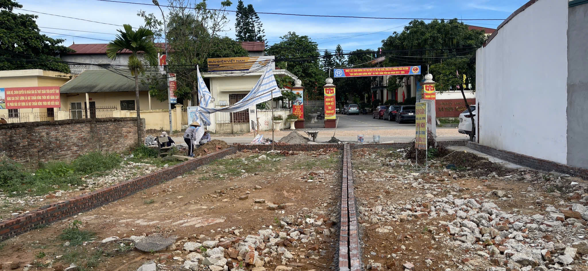 CC cần bán lô đất 239m tại thủy xuân tiên chương mỹ đối diện ủy ban xã - Ảnh 2