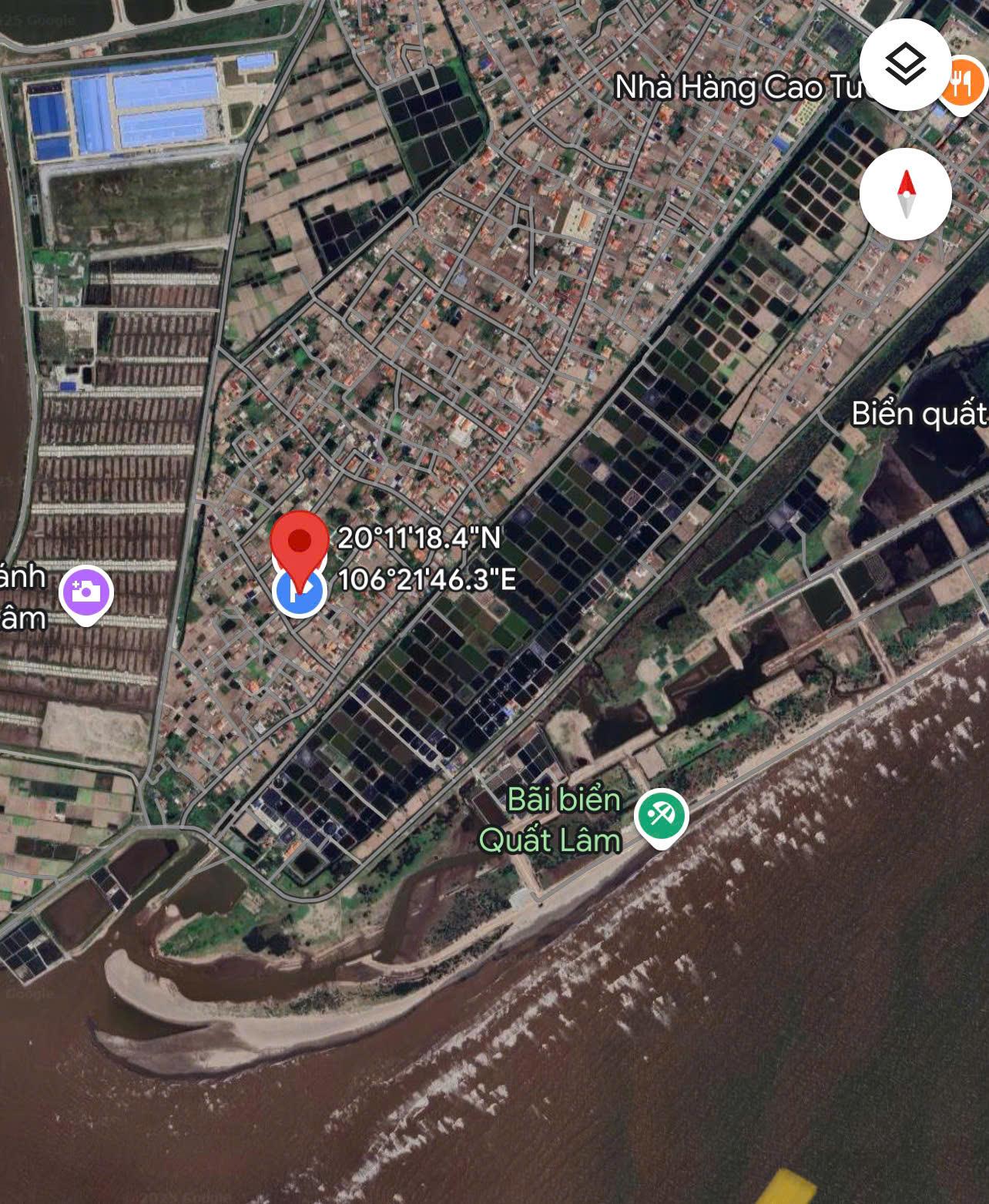 Bán 92m2 đất ở đô thị -  thị trấn Quất Lâm giá chỉ hơn 10tr/1m - Ảnh 1