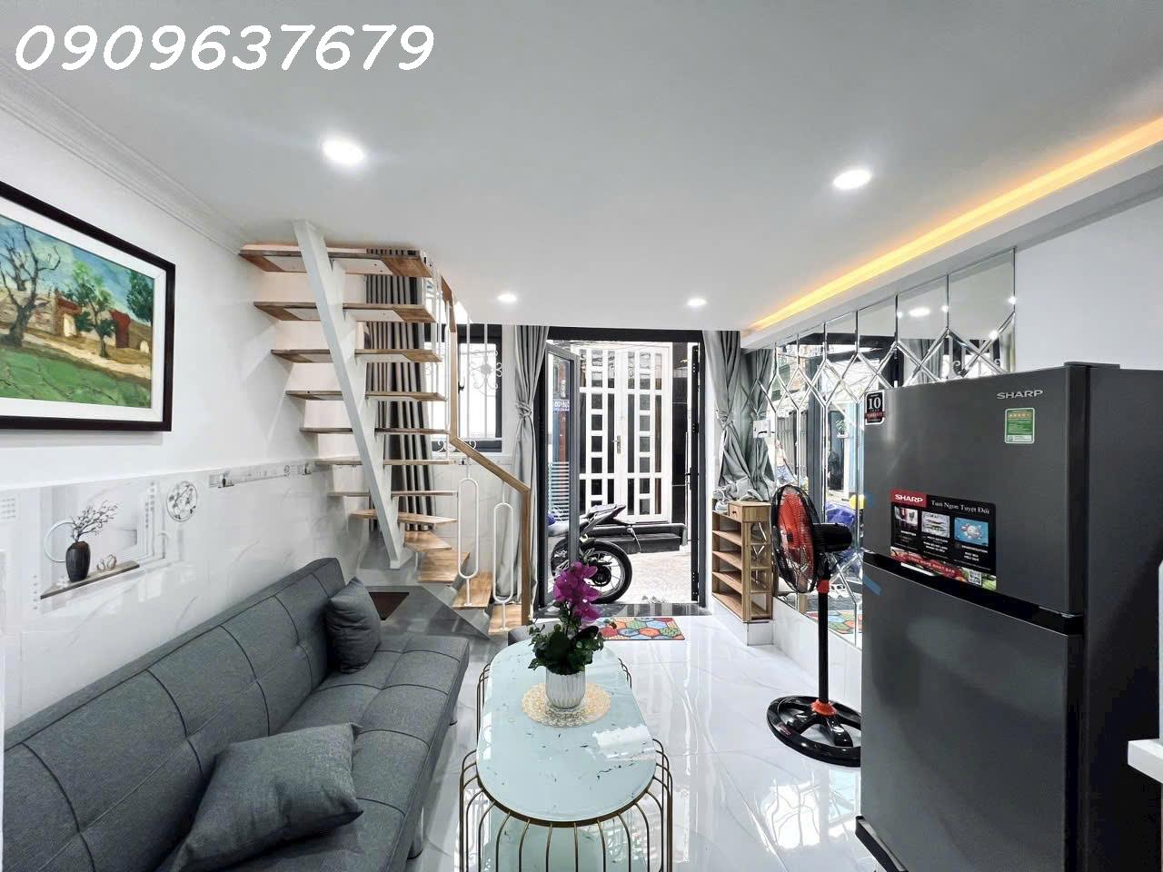 NHỎ XINH KHU VIP TRUNG TÂM Q10 - NHÀ 3 TẦNG MỚI ĐẸP 100% - HẺM THÔNG - NGANG 3 NỞ HẬU 4 - KHU VỰC - Ảnh 1