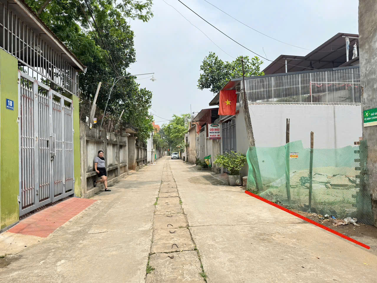 Bán 100m đất Hoàng Kim, Mê Linh, HN. Đường thông, oto tránh, mặt tiền kinh doanh - Ảnh 1