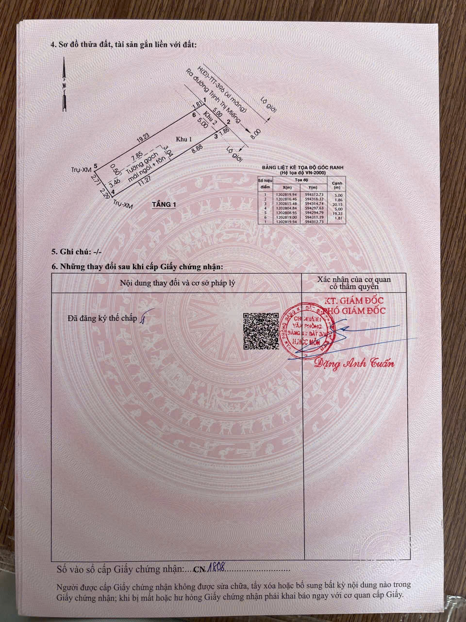 Còn 1 lô duy nhất Đất đường 6m thông Tô Ký, Thới Tam Thôn, Hóc Môn - Ảnh 1
