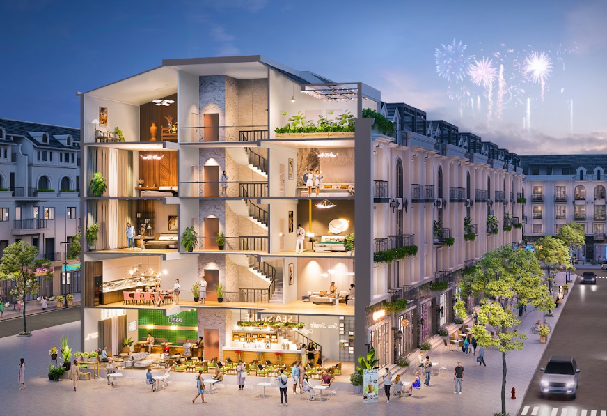 Bán nhà phố 5 tầng kinh doanh đỉnh, ô tô đỗ cửa, thông tứ phía tại KĐT Economy City Hưng Yên - Ảnh 2