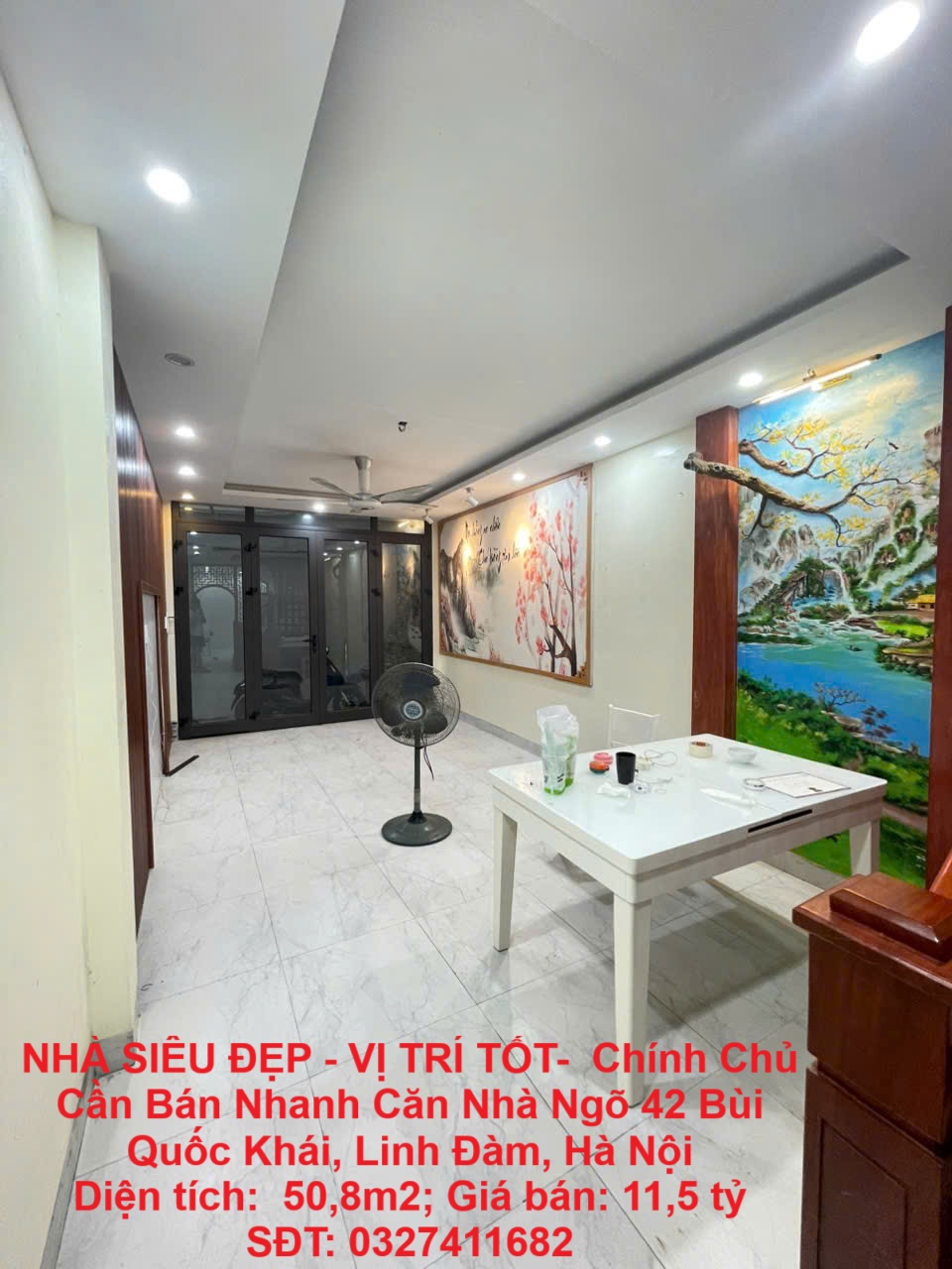 NHÀ SIÊU ĐẸP - VỊ TRÍ TỐT-  Chính Chủ Cần Bán Nhanh Căn Nhà Ngõ 42 Bùi Quốc Khái, Linh Đàm, Hà Nội - Ảnh chính