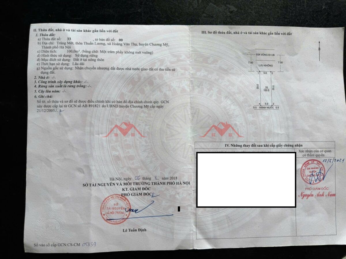 CHÍNH CHỦ BÁN LÔ ĐẤT 100M TẠI HOÀNG VĂN THỤ-CHƯƠNG MỸ-HÀ NỘI - Ảnh 3