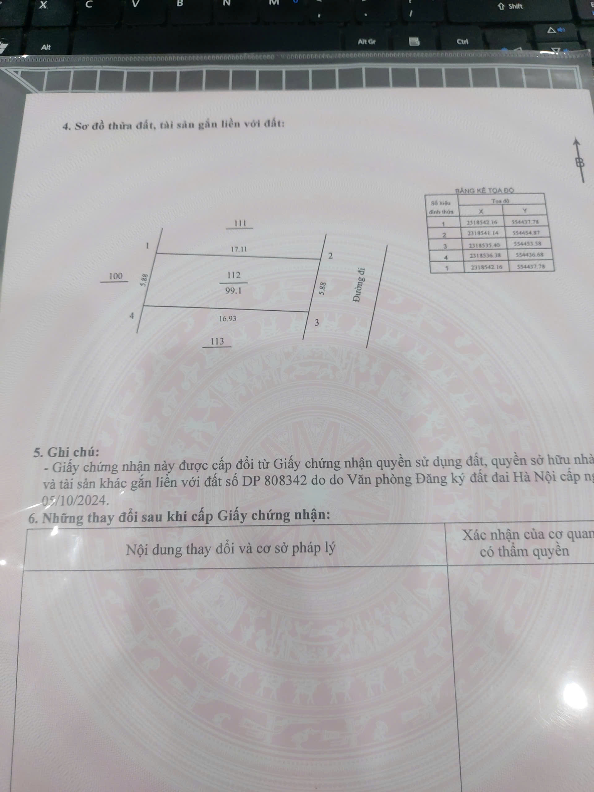 BÁN ĐẤT THỔ CƯ 99M2 - VỊ TRÍ VÀNG ĐÔNG XUÂN, QUỐC OAI - GIÁ CHỈ 2.2 TỶ - SỔ ĐỎ CHÍNH CHỦ - Ảnh chính