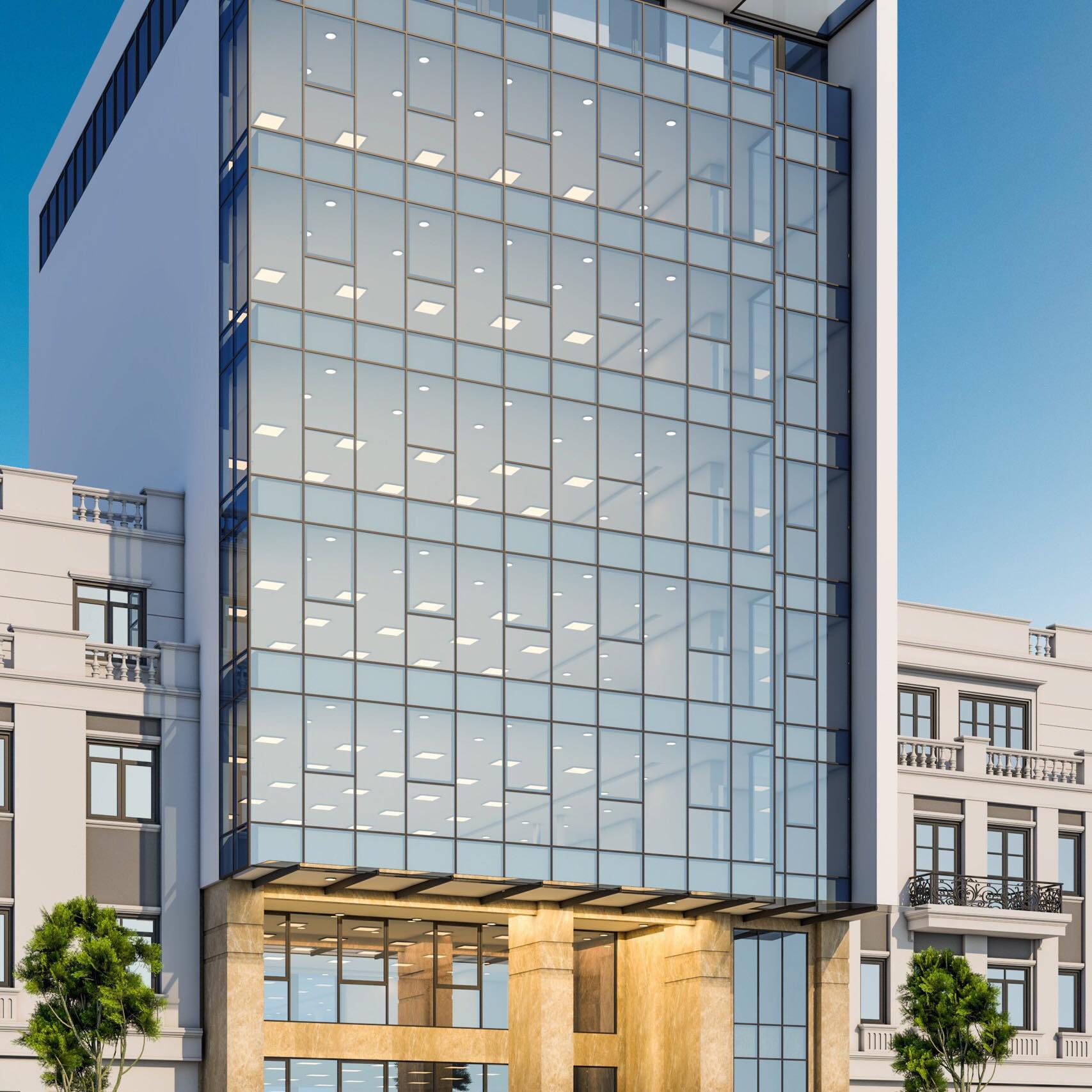 BUILDING MẶT PHỐ TRẦN THÁI TÔNG, CẦU GIẤY, DT 122M2, 8 TẦNG NỔI + TUM + HẦM. CHO THUÊ 30 CÂY VÀNG - Ảnh 2