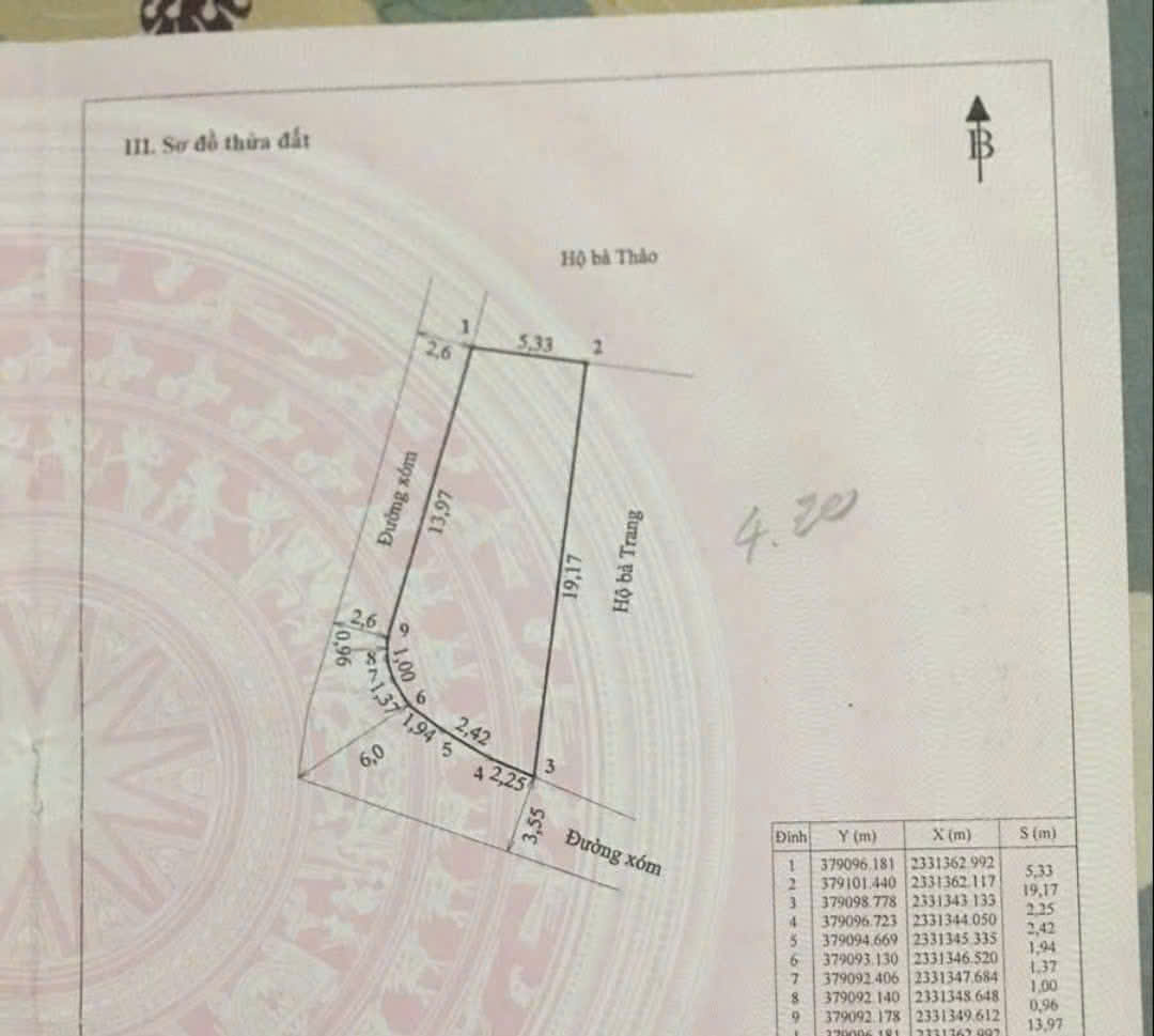 Bán  Lô  Đất  Khu Vĩnh Phú, Phường Mạo Khê , TP Đông triều, Quảng Ninh - Ảnh 2