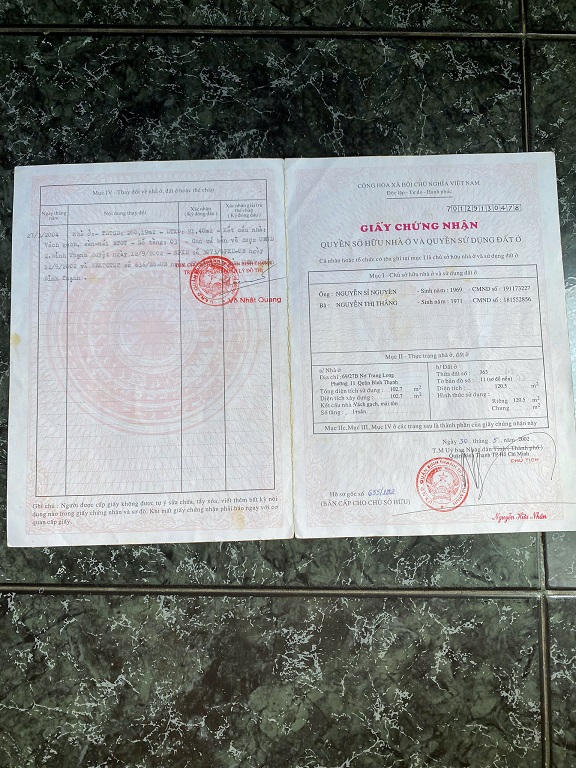 CẦN BÁN NHÀ TẠI 69/27B NƠ TRANG LONG-PHƯỜNG11- QUÂN BÌNH THANH-TPHCM - Ảnh 1