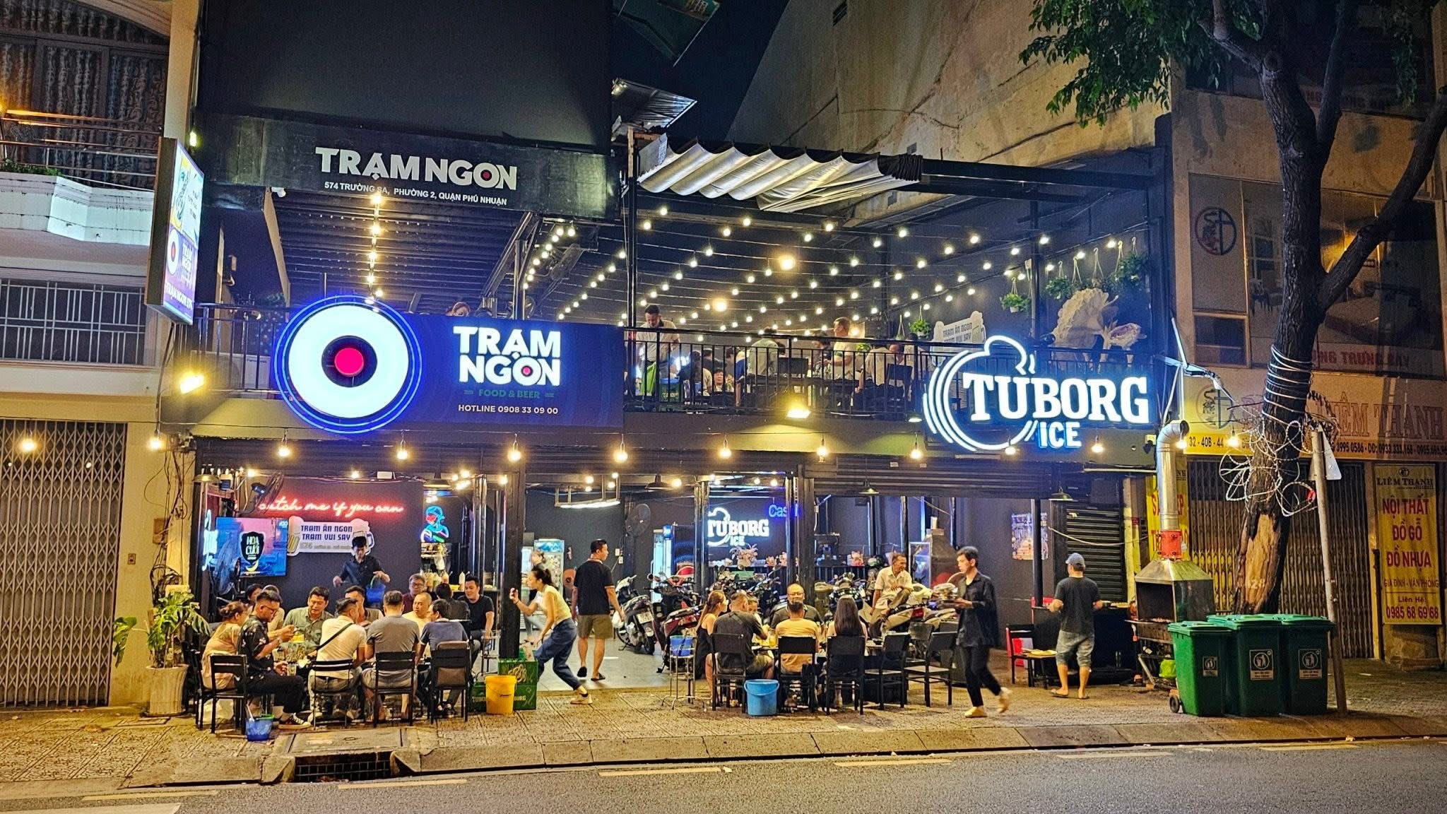 Sang nhượng quán nhậu mặt tiền bờ kè Trường Sa khách ổn định quán Trạm Ngon tại 574 Trường Sa - Ảnh chính