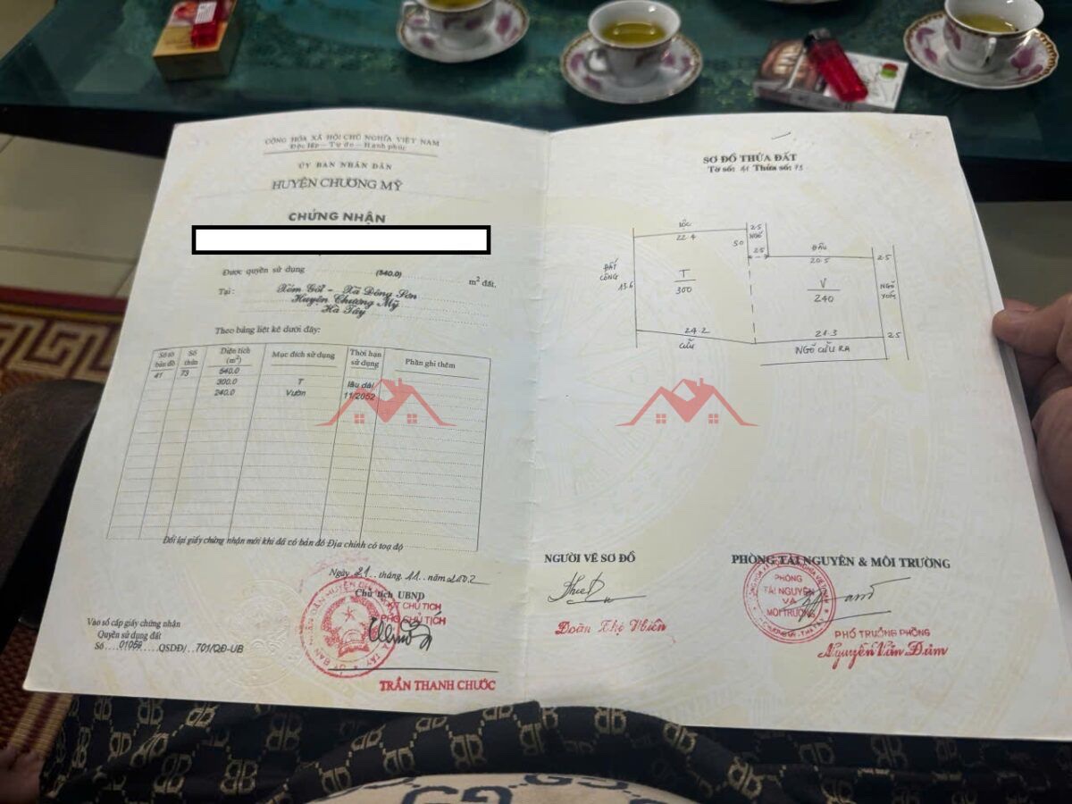 CHÍNH CHỦ BÁN LÔ ĐẤT 540M TẠI ĐÔNG SƠN-CHƯƠNG MỸ-HÀ NỘI - Ảnh 4