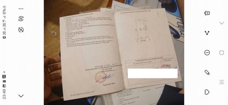 CHÍNH CHỦ BÁN LÔ ĐẤT 121,5M TẠI TRUNG HÒA-CHƯƠNG MỸ-HÀ NỘI - Ảnh 3