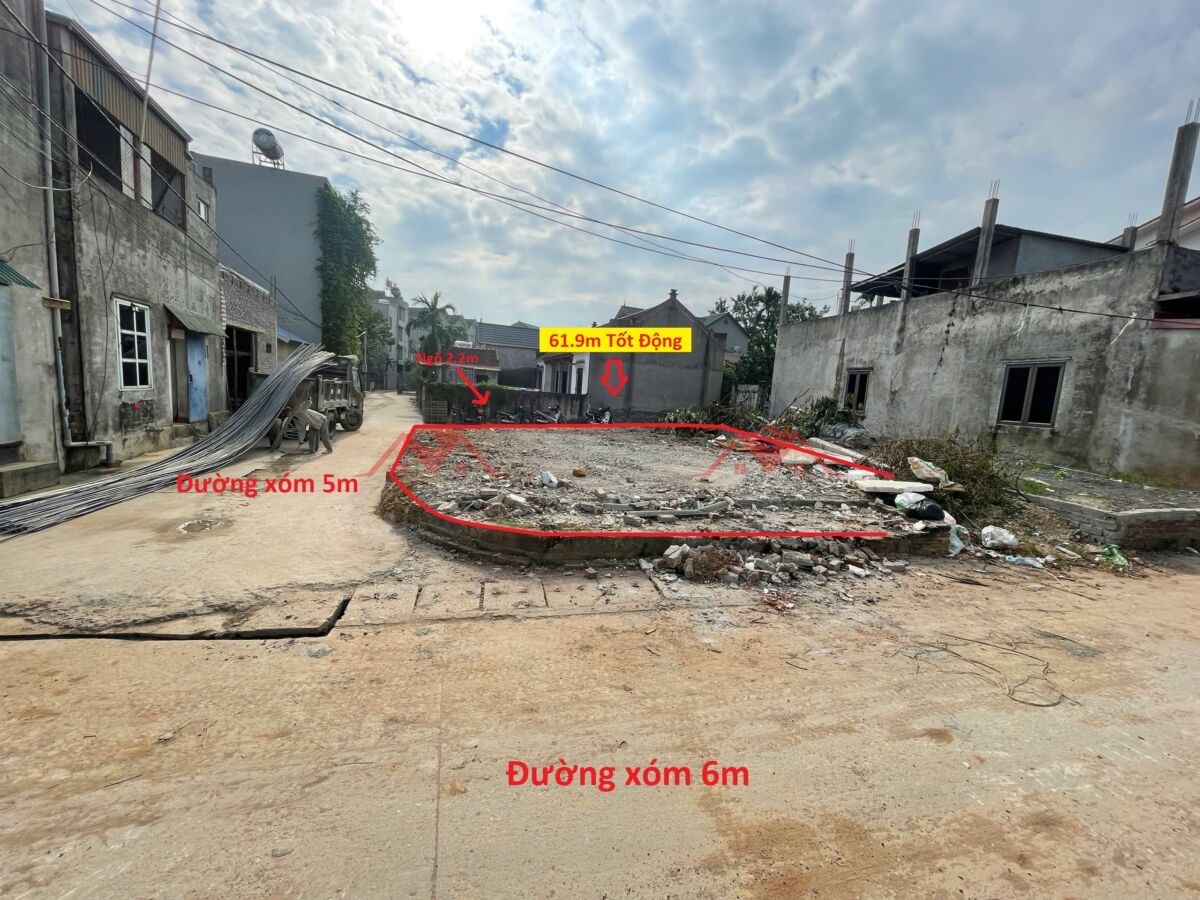 CHÍNH CHỦ BÁN LÔ ĐẤT 61,9M TẠI TỐT ĐỘNG-CHƯƠNG MỸ-HÀ NỘI - Ảnh chính