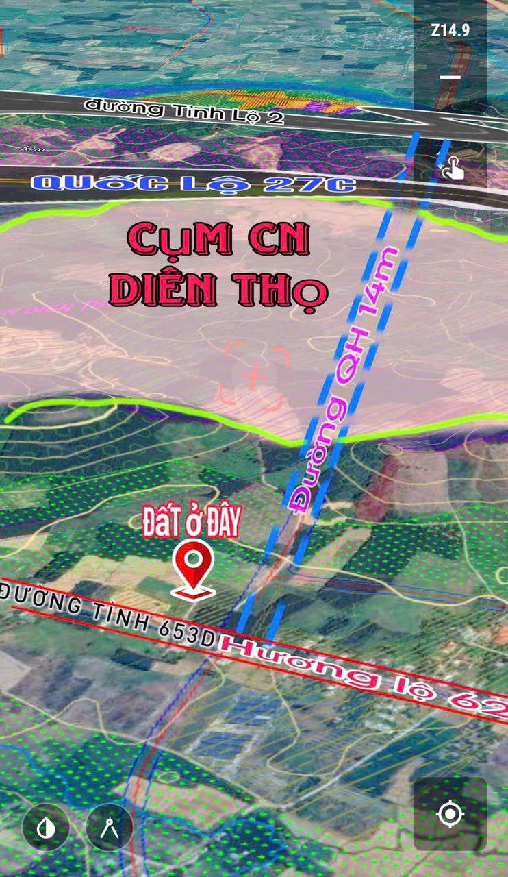 Bán 2 lô liên kề xã Diên Tân ♦Nằm trên trục đường bê tông rộng 5-6m - Ảnh 1