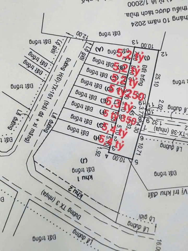 8 Nền FO sổ đã về mặt tiền đường nhựa Đất Tân Xuân, Hóc Môn Giá Đầu Tư (Khu  vip) - Ảnh chính