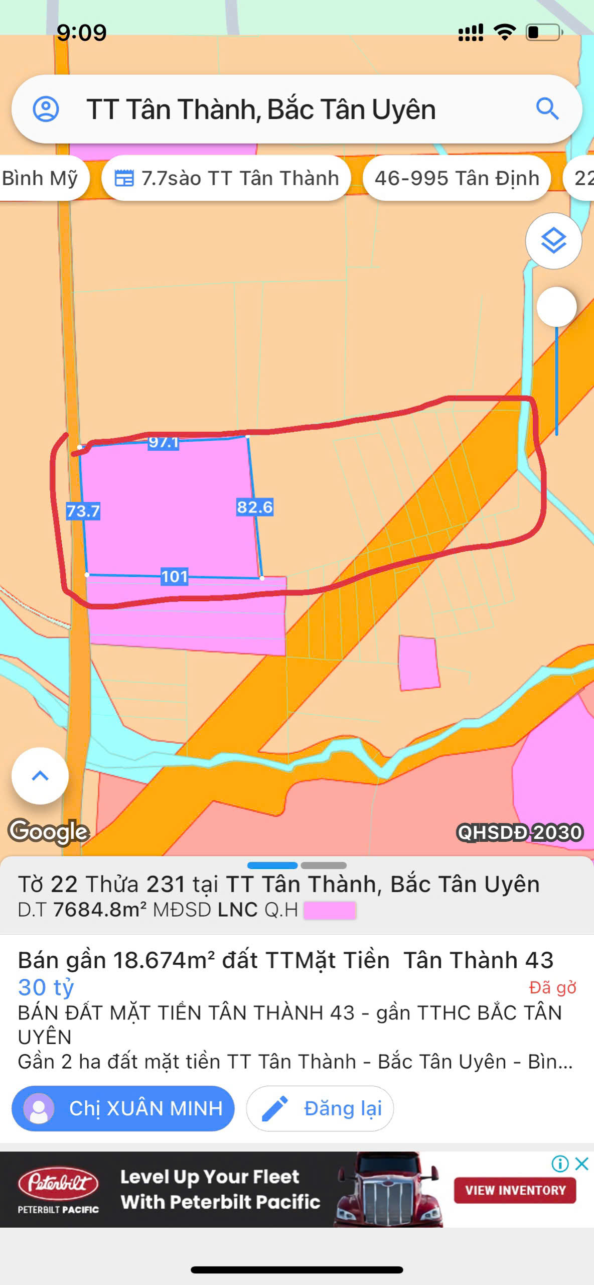CHÍNH CHỦ ĐỊNH CƯ NƯỚC NGOÀI CẦN BÁN GẤP ĐẤT 2 MẶT TIỀN TẠI TÂN THÀNH 43, TÂN UYÊN, BÌNH DƯƠNG - Ảnh 3