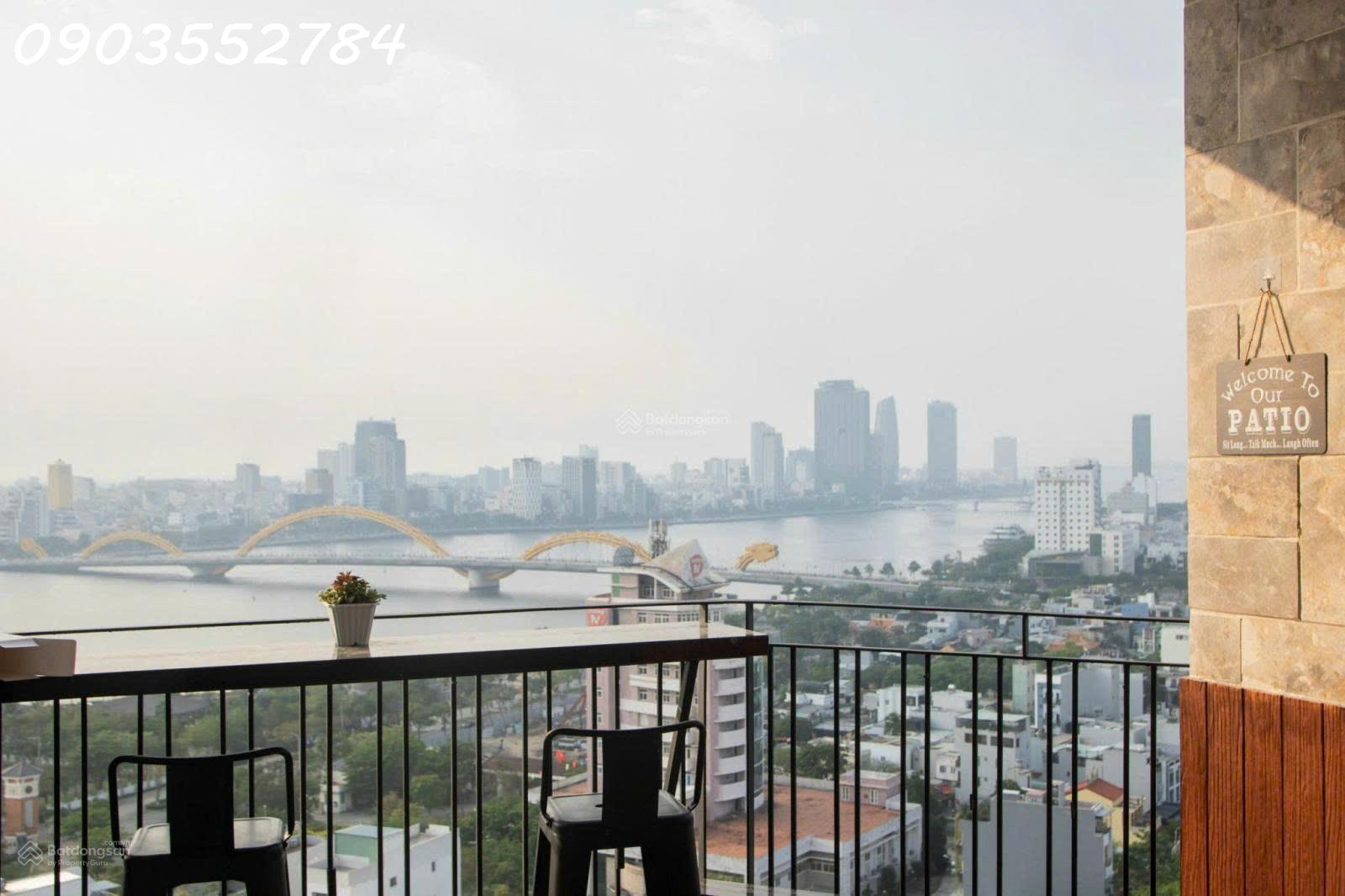 Siêu phẩm căn hộ 3PN penthouse ĐẸP NHẤT Monarchy, view pháo hoa Cầu Rồng, full nội thất - Ảnh chính