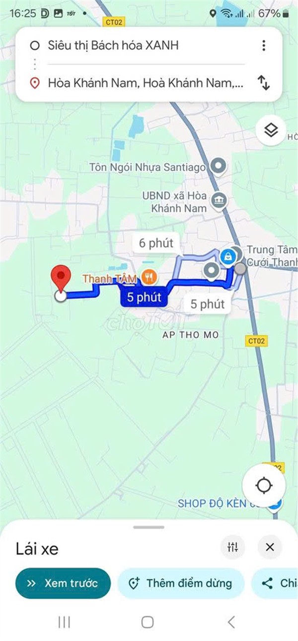 ĐẤT CHÍNH CHỦ - THỔ CƯ 100% - Ấp thuận hòa 1, Hoà Khánh Nam, Đức Hòa, Long An - Ảnh 1