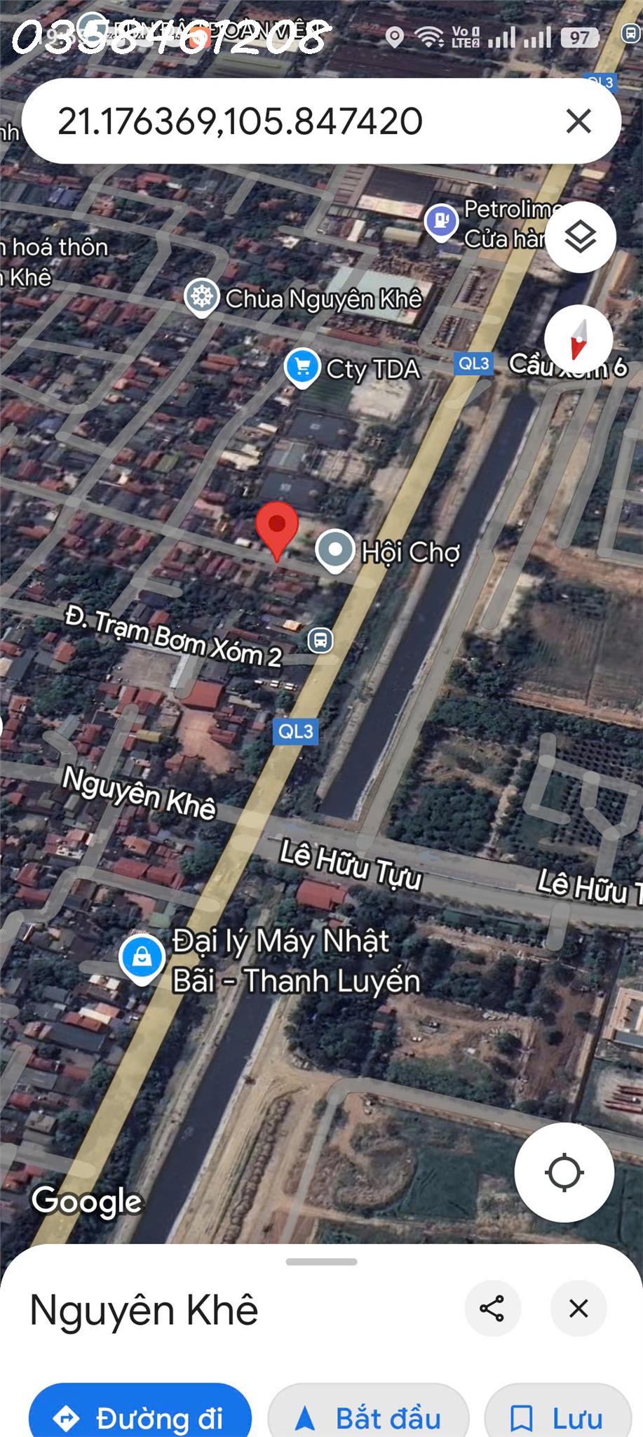 Mới- Bán đất 99m Nguyên Khê(sát Quốc lộ 3) đẹp long lanh+ ngõ thông+ ô tô tránh. - Ảnh 2