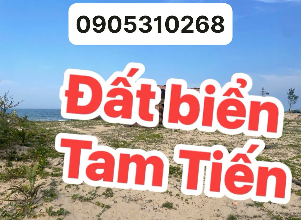 ĐẤT ĐẸP – GIÁ  TỐT - CẦN BÁN  LÔ Đất  3 Mặt Tiền View Biển  TẠI Tam Tiến, Núi Thành, Quảng Nam - Ảnh chính