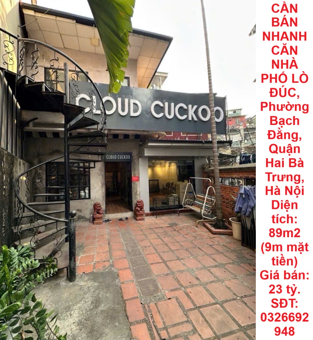 CẦN BÁN NHANH CĂN NHÀ PHỐ LÒ ĐÚC, Phường Bạch Đằng, Quận Hai Bà Trưng, Hà Nội - Ảnh chính