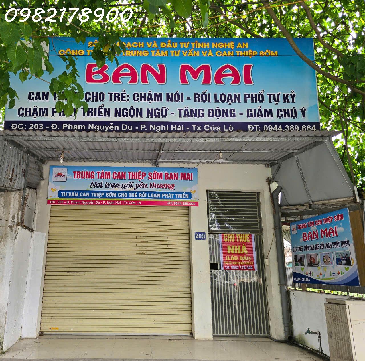 Chính chủ cho thuê nhà mặt tiền đường Phạm Nguyễn Du (rộng 25m, trục chính Vinh - Cửa Lò) - Ảnh chính