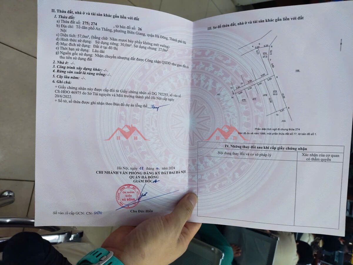 CHÍNH CHỦ BÁN CĂN NHÀ 30M TẠI BIÊN GIANG-HÀ ĐÔNG-HÀ NỘI - Ảnh 4