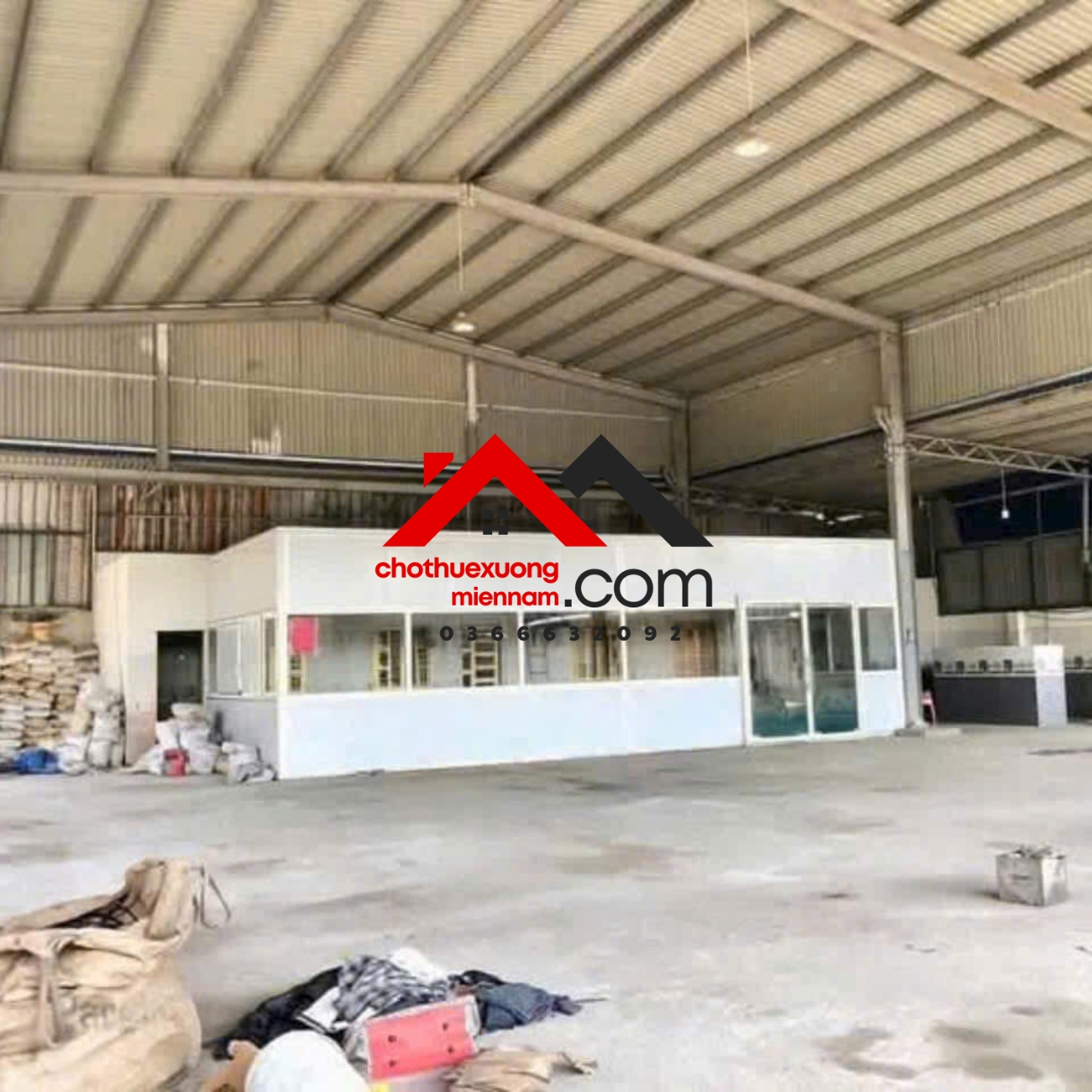 Cho Thuê Kho Xưởng Đẹp Mặt Tiền Mỹ Phước Tân Vạn – Giá Thuê Thương Lượng. Liên hệ: - Ảnh 1