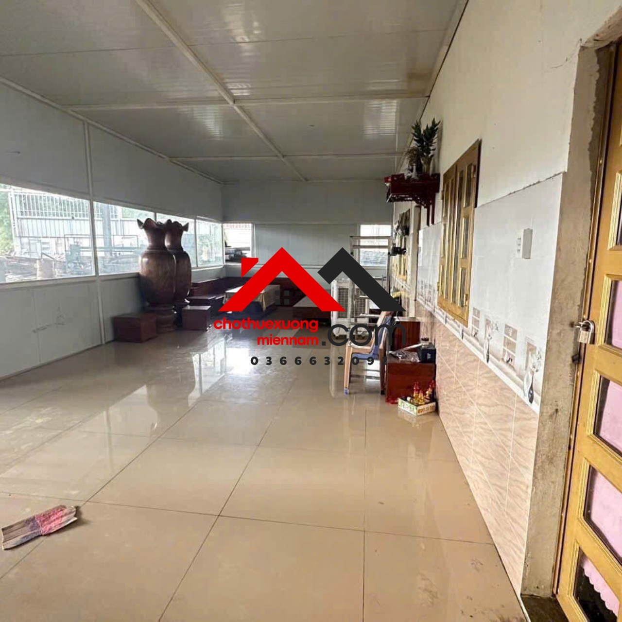 Cho Thuê Kho Xưởng Đẹp Mặt Tiền Mỹ Phước Tân Vạn – Giá Thuê Thương Lượng. Liên hệ: - Ảnh chính
