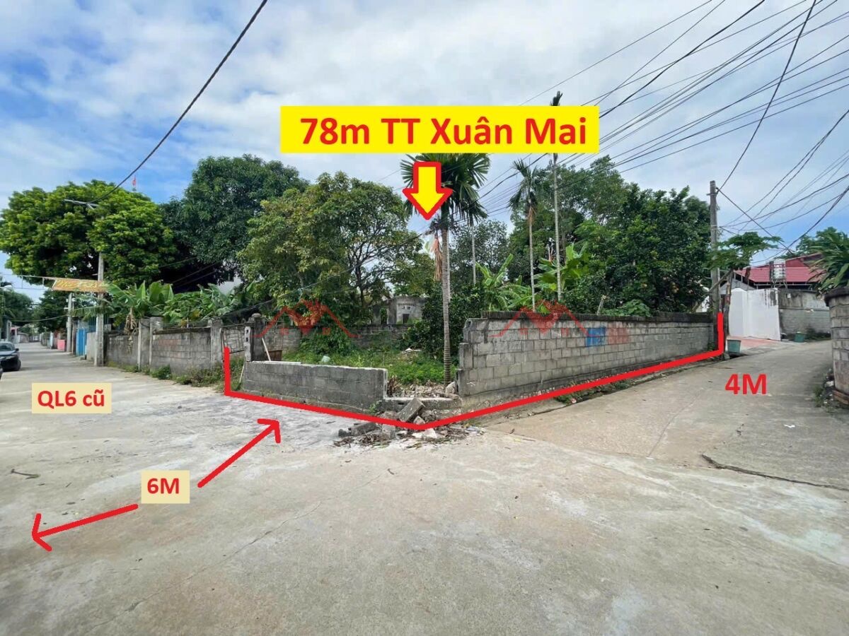 CHÍNH CHỦ BÁN LÔ ĐẤT 78M TẠI TT XUÂN MAI-CHƯƠNG MỸ-HÀ NỘI - Ảnh chính