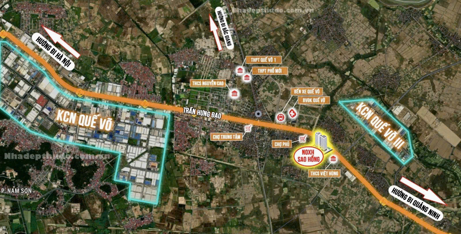 Bán loại bđs tại Quốc lộ 18, Việt Hùng, Quế Võ, Bắc Ninh, 13 triệu / m2, 55m2 - Ảnh 4