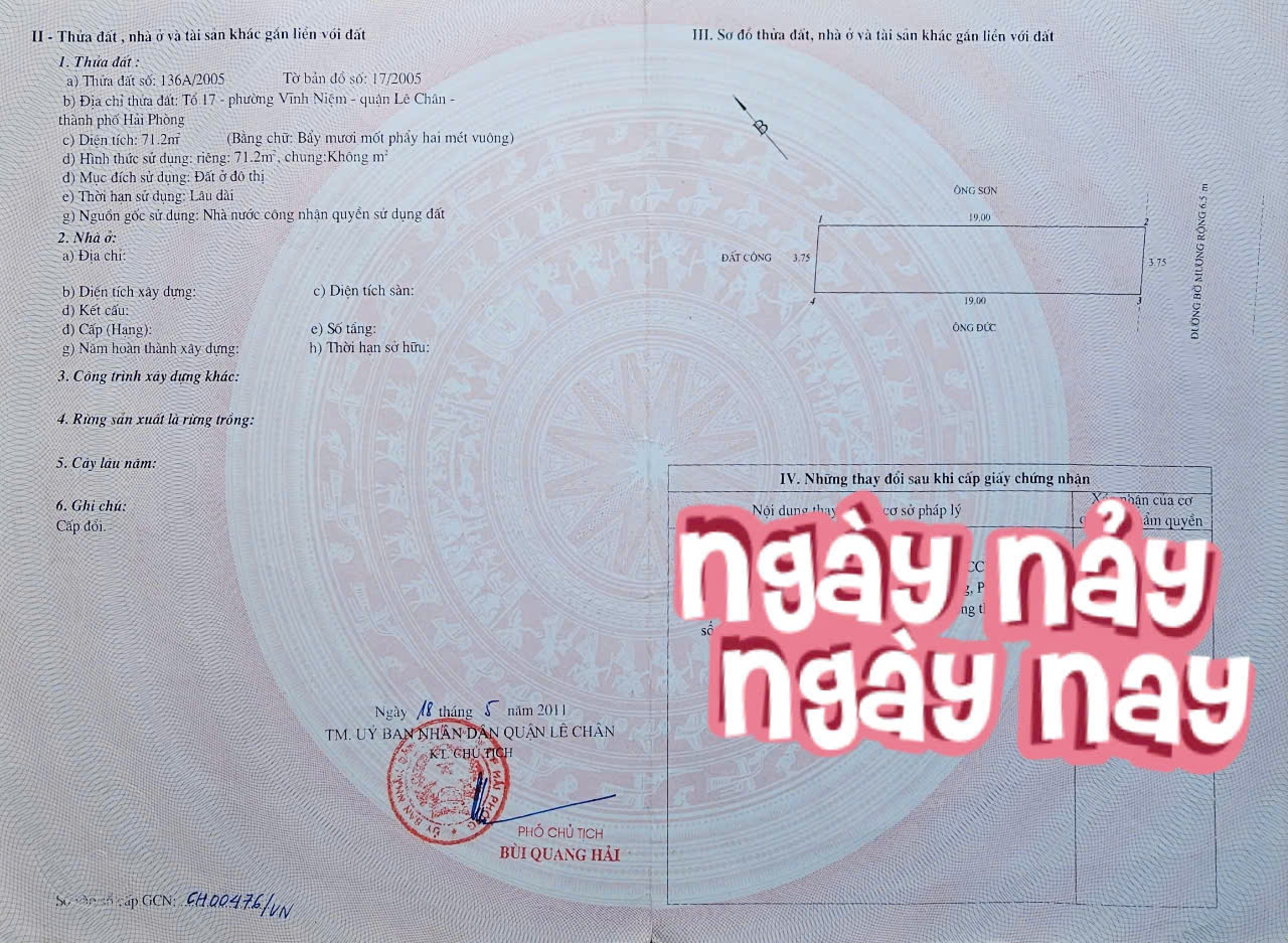 Nhà tuyến 2 Thiên Lôi - đường 6m - 72m 4 tầng mới tinh - Giá 4.85 tỉ - Ảnh 3