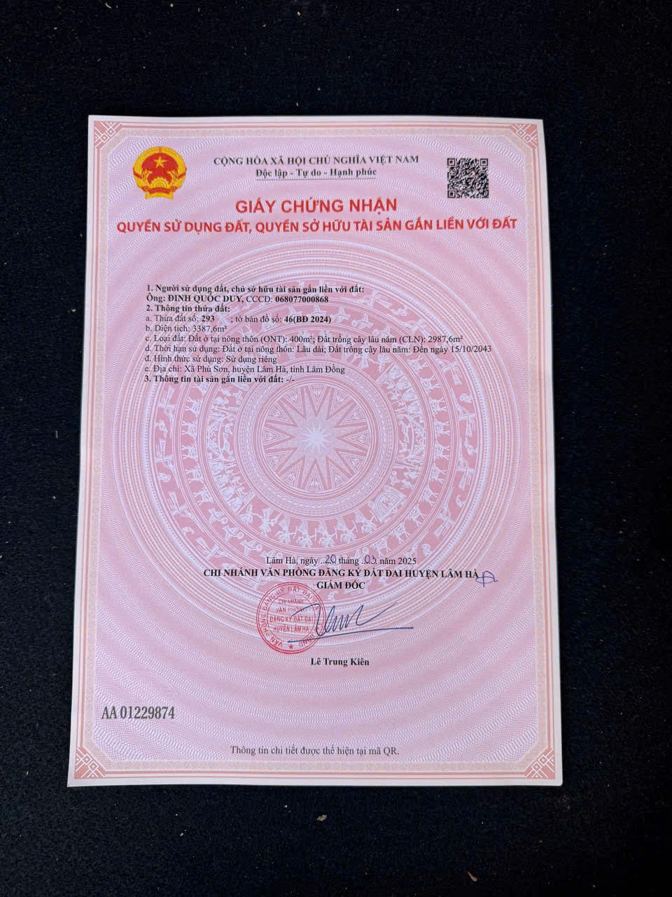 Bán đất đầu tư phân lô ngay mặt tiền đường QL27, Phú Sơn, Lâm Hà, Lâm Đồng. - Ảnh 2