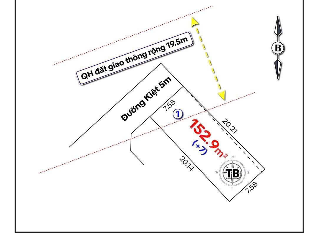 ❌ BÁN LÔ ĐẤT ĐẸP KIỆT Ô TÔ TRÁNH NHAU ĐƯỜNG THIÊN THAI ❌ 152m2 - 1,2X TỶ ❌ Đường 19,5m ✅ - Ảnh 2