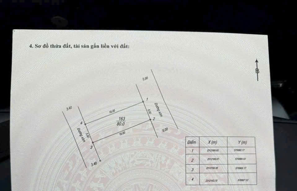 Bán gấp <br> Hàng mới cụm 3 lô Trường Yên <br>- Diện tích: 80m / lô<br>- Đường Ô TÔ tải vào tận đất, - Ảnh chính