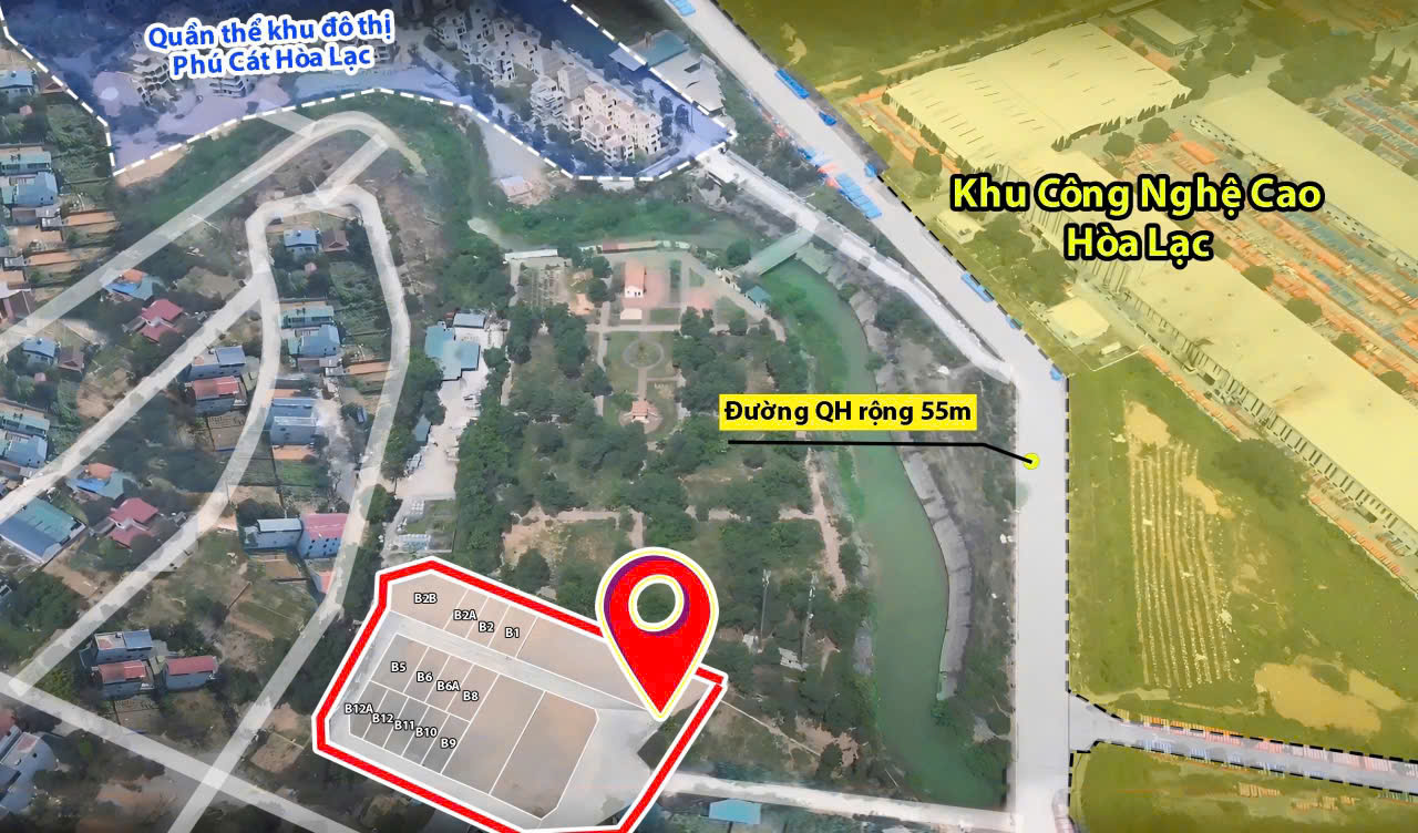 SỞ HỮU LÔ ĐẤT ĐẸP FULL THỔ CƯ TẠI HÒA LẠC - Ảnh 2