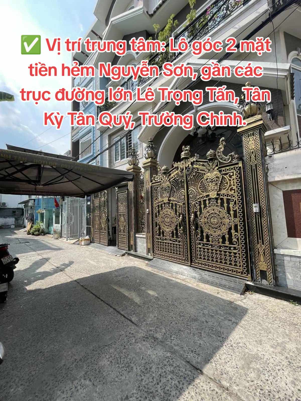 C181 🔥 BIỆT THỰ LÔ GÓC 2MT NGUYỄN SƠN, TÂN PHÚ - GIÁ TỐT! 126m2 chỉ hơn 18ty🔥 - Ảnh 1