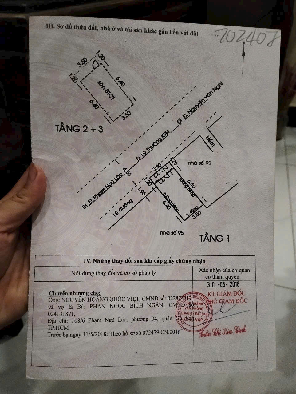 bán nhà mt 145 lý thường kiệt p 4 gv giá 4 tỉ 900 tr nhà 3 lầu - Ảnh 1