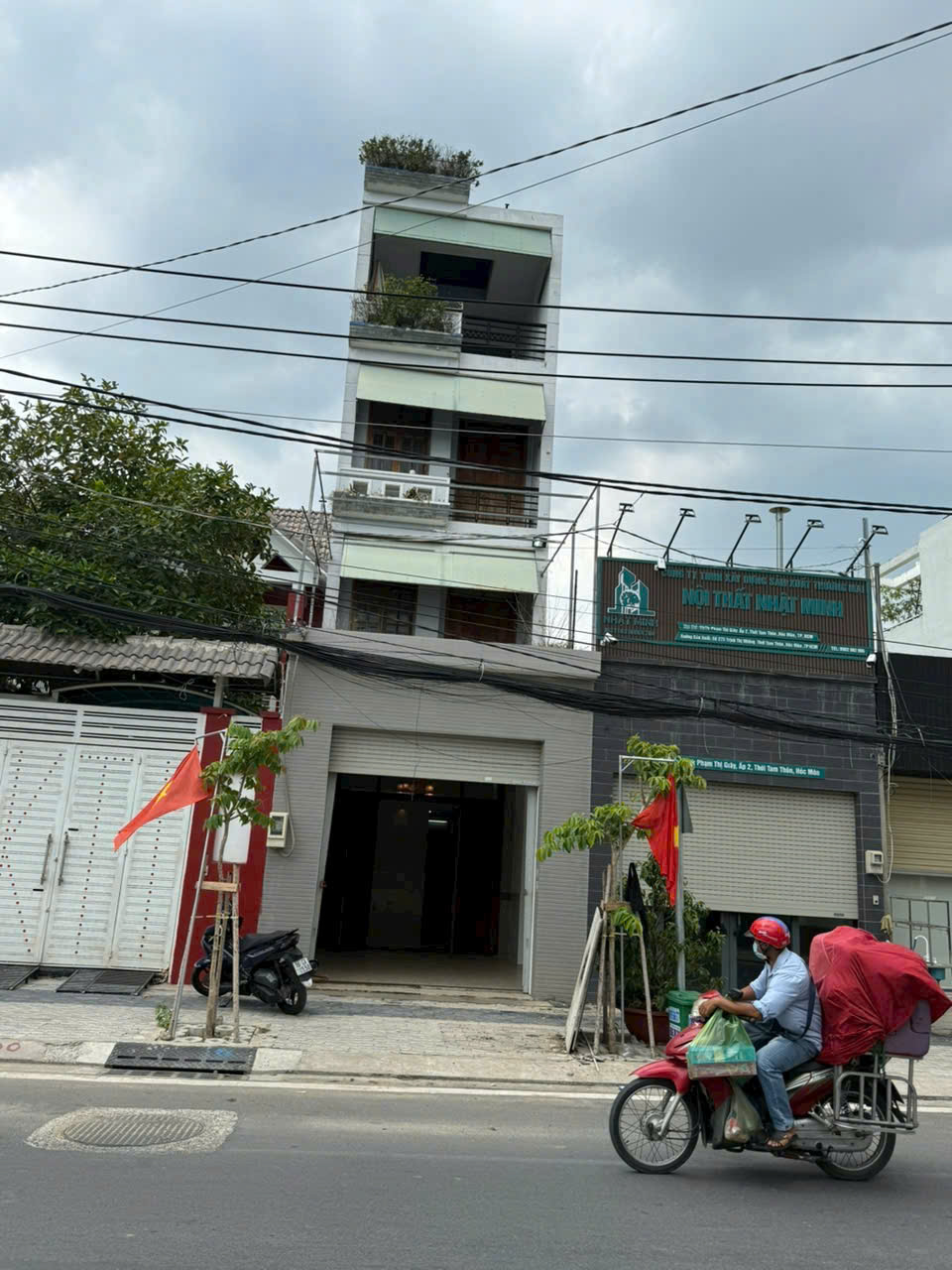 Nhà 4 Tầng (4x22) Mặt Tiền Đường 20m Phạm Thị Giây, Thới Tam Thôn, Hóc Môn - Ảnh chính