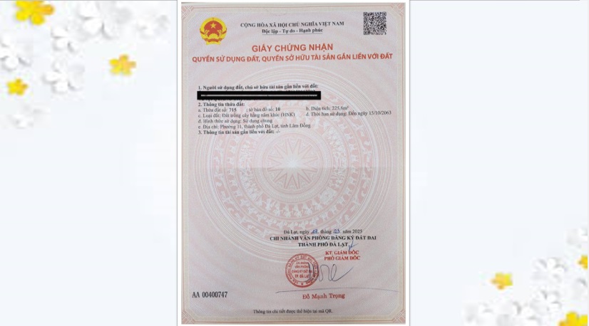 🌿Bán lô đất đẹp sổ riêng phường 11 TP.Đà Lạt, Lâm Đồng. 6,5 tỷ. 0906337125 🌿 - Ảnh chính