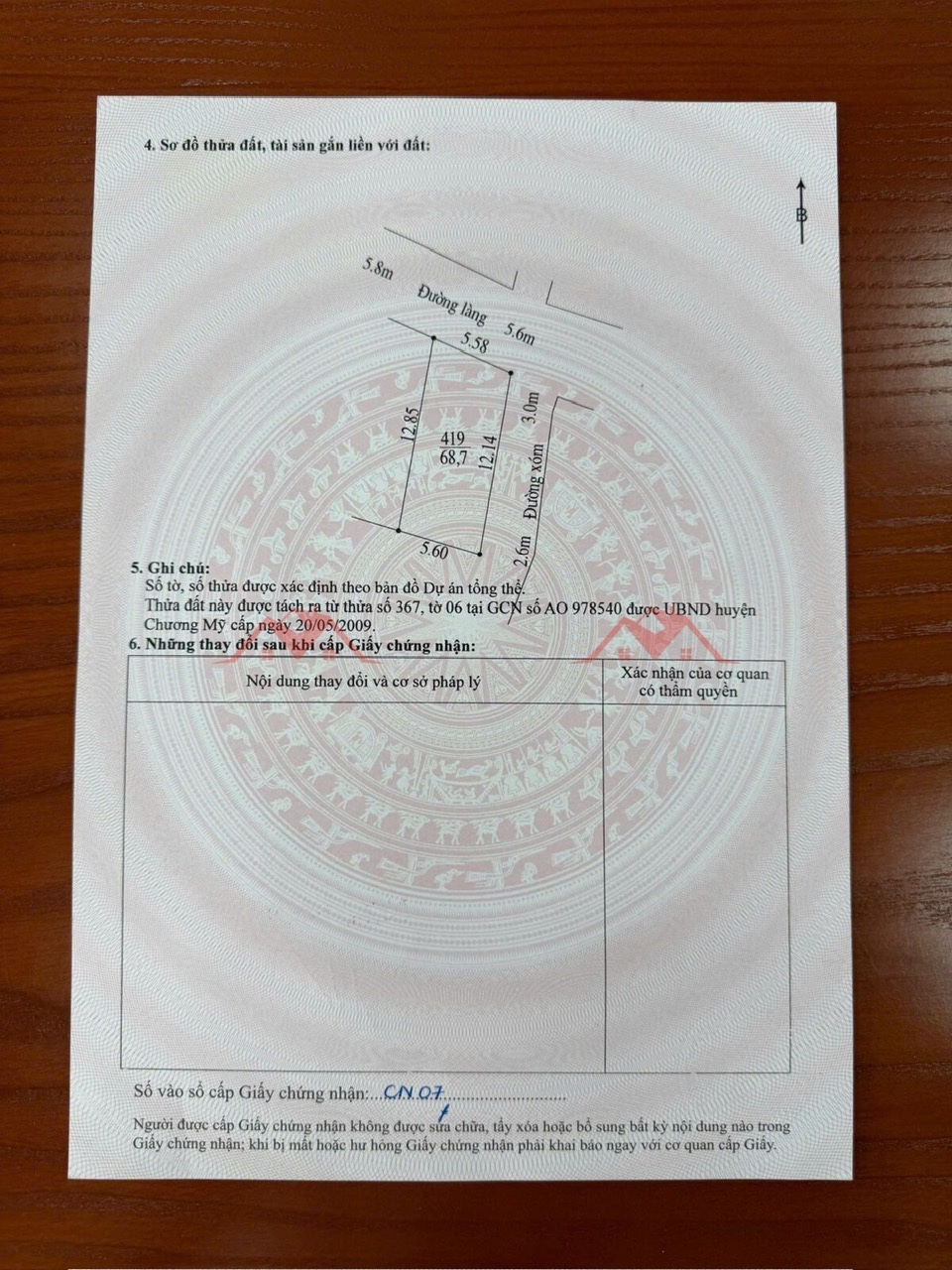 CHÍNH CHỦ BÁN LÔ ĐẤT 68,7M TẠI ĐÔNG PHƯƠNG YÊN-CHƯƠNG MỸ-HÀ NỘI - Ảnh 3
