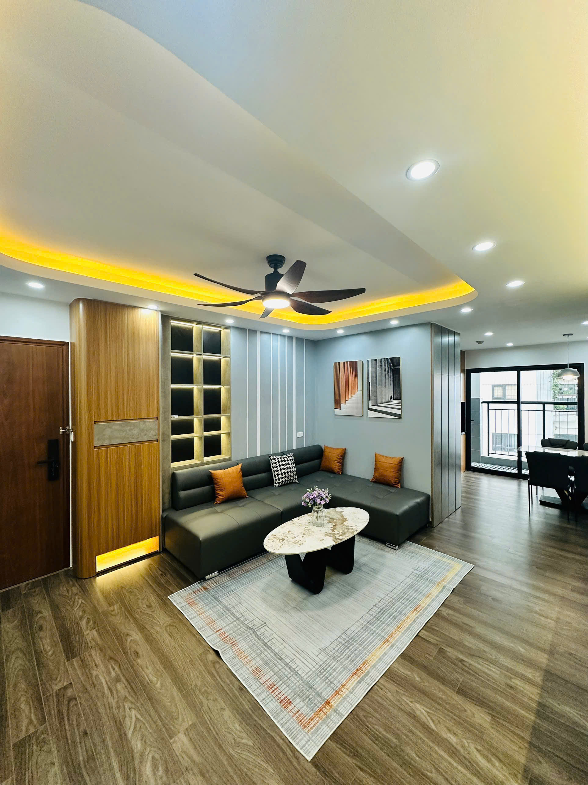 B.án căn góc chung cư Hateco Hoàng Mai, Yên Sở, Quận Hoàng Mai, 86m2, 3 ngủ, full nội thất mới đét, - Ảnh 2
