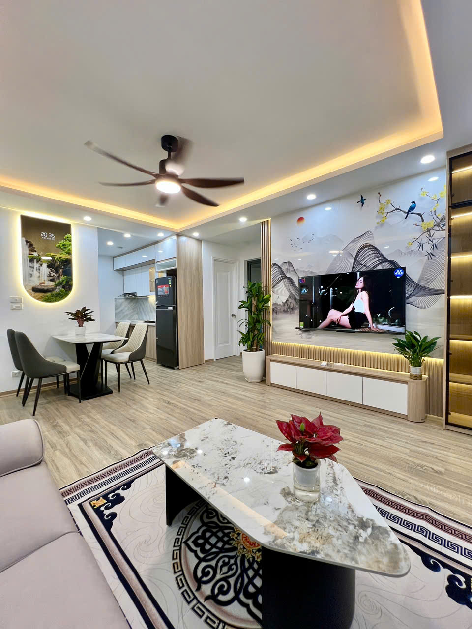 Căn hộ sổ đỏ, tầng thấp tòa chung cư Rice City, Linh Đàm, quận Hoàng Mai, 54m2, 2 ngủ, giá chỉ 3.7x - Ảnh 3