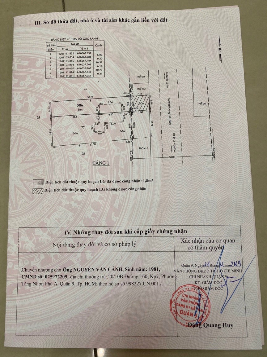 Bán Lô Đất Mặt Tiền 225 Hoàng Hữu Nam, Long Thạnh Mỹ (quận 9 cũ), Thành Phố Thủ Đức - Ảnh 4