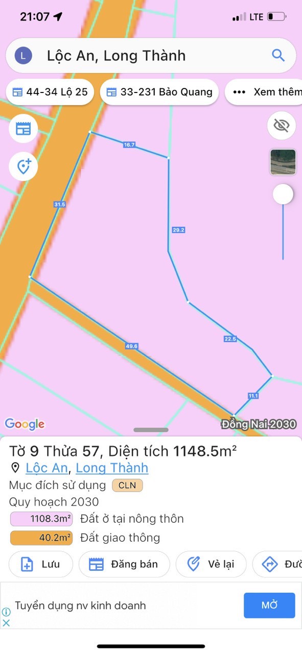 Đât đẹp giá tốt đất Lộc An sân bay Long Thành. Nơi kinh doanh thịnh vượng, an cư hạnh phúc. - Ảnh chính