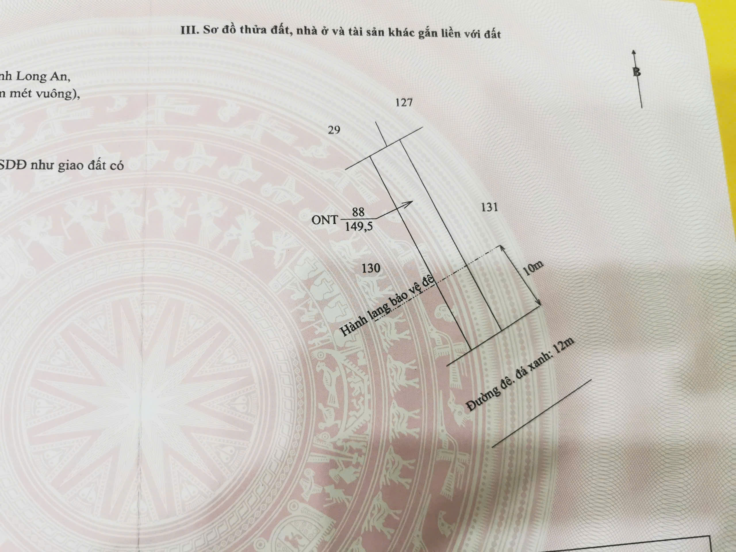 Chính chủ cần bán gấp 2 nền đất thổ 100%. Tại Châu Thành, Tỉnh Long An. - Ảnh 1