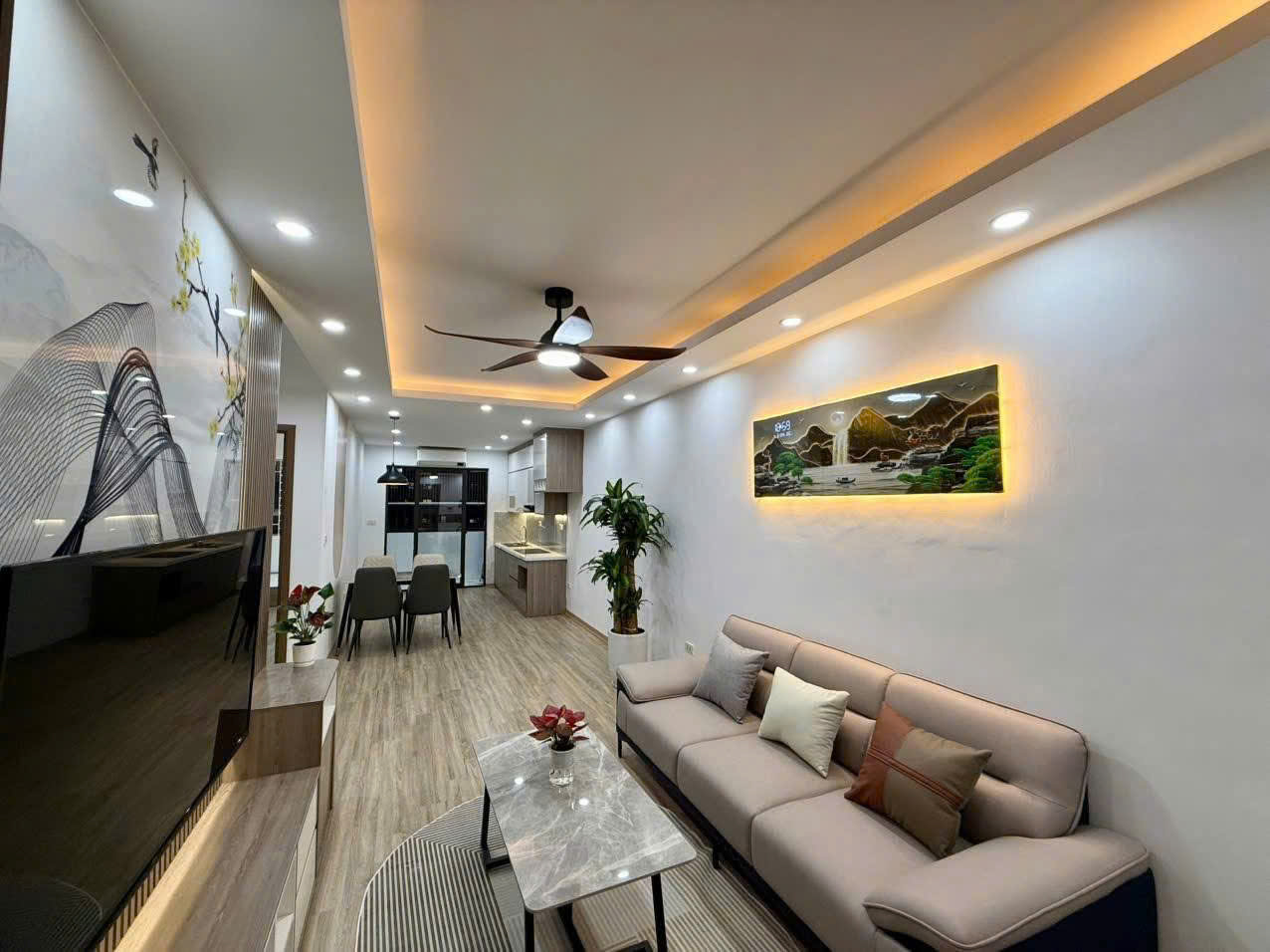 Bá.n gấp căn hộ chung cư view hồ mát lịm quận Hoàng Mai, tầng 9, 72m2, 2 ngủ, giá cực kỳ ưu đãi - - Ảnh chính