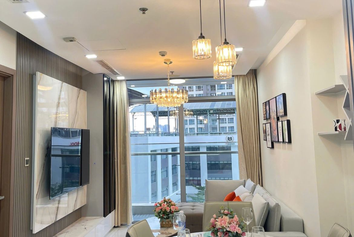 Vinhomes Central Park  Căn hộ 2PN đầy đủ nội thất với tiện nghi hiện đại và vị trí đắc địa với ID - Ảnh chính