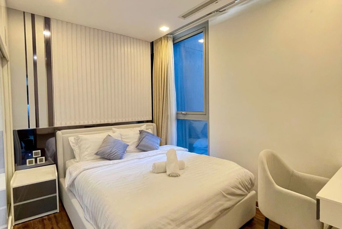 Vinhomes Central Park  Căn hộ 2PN đầy đủ nội thất với tiện nghi hiện đại và vị trí đắc địa với ID - Ảnh 4